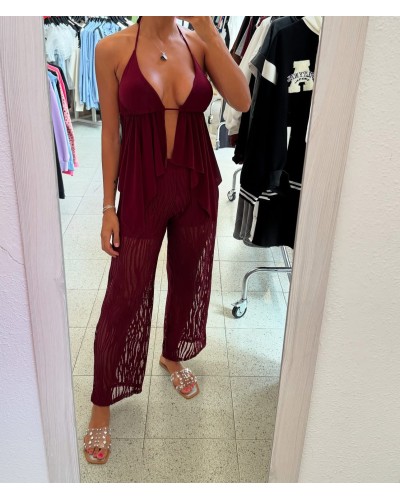 Pantalón Amazonas granate – estilo cómodo y versátil para cualquier plan