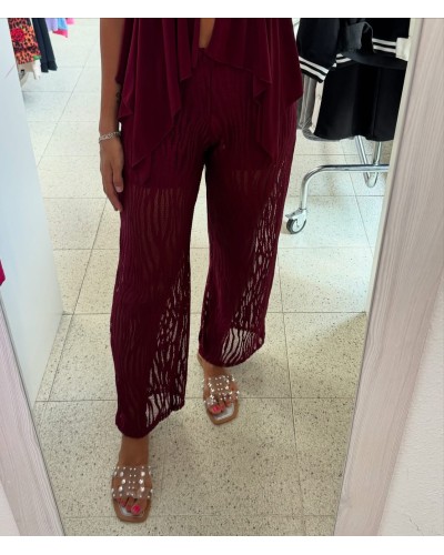 Pantalón Amazonas granate – estilo cómodo y versátil para cualquier plan