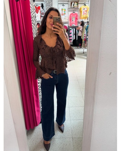 JEANS HIGH WAIST CINTURÓN