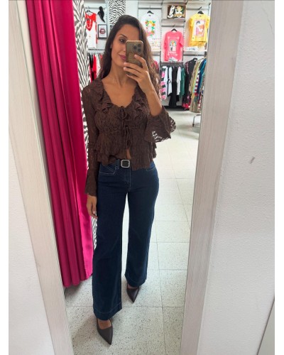 JEANS HIGH WAIST CINTURÓN