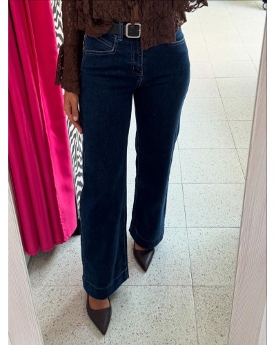 JEANS HIGH WAIST CINTURÓN