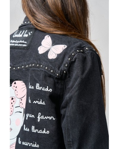 CHAQUETA DENIM RIDER ANABEL LEE