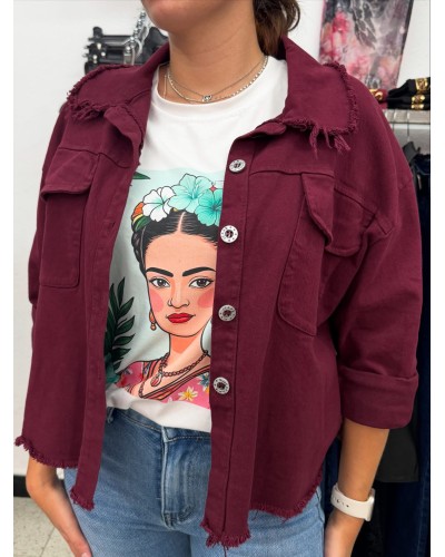 CAZADORA DENIM OVER COLORES