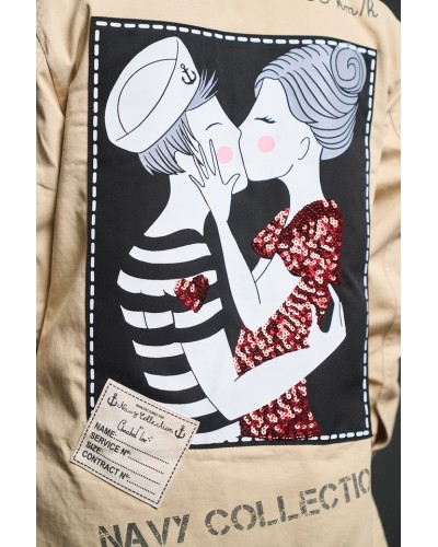 CHAQUETA NAVY LOVERS ANABEL LEE