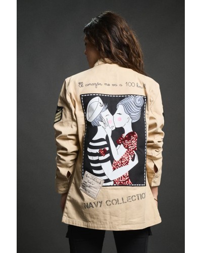 CHAQUETA NAVY LOVERS ANABEL LEE