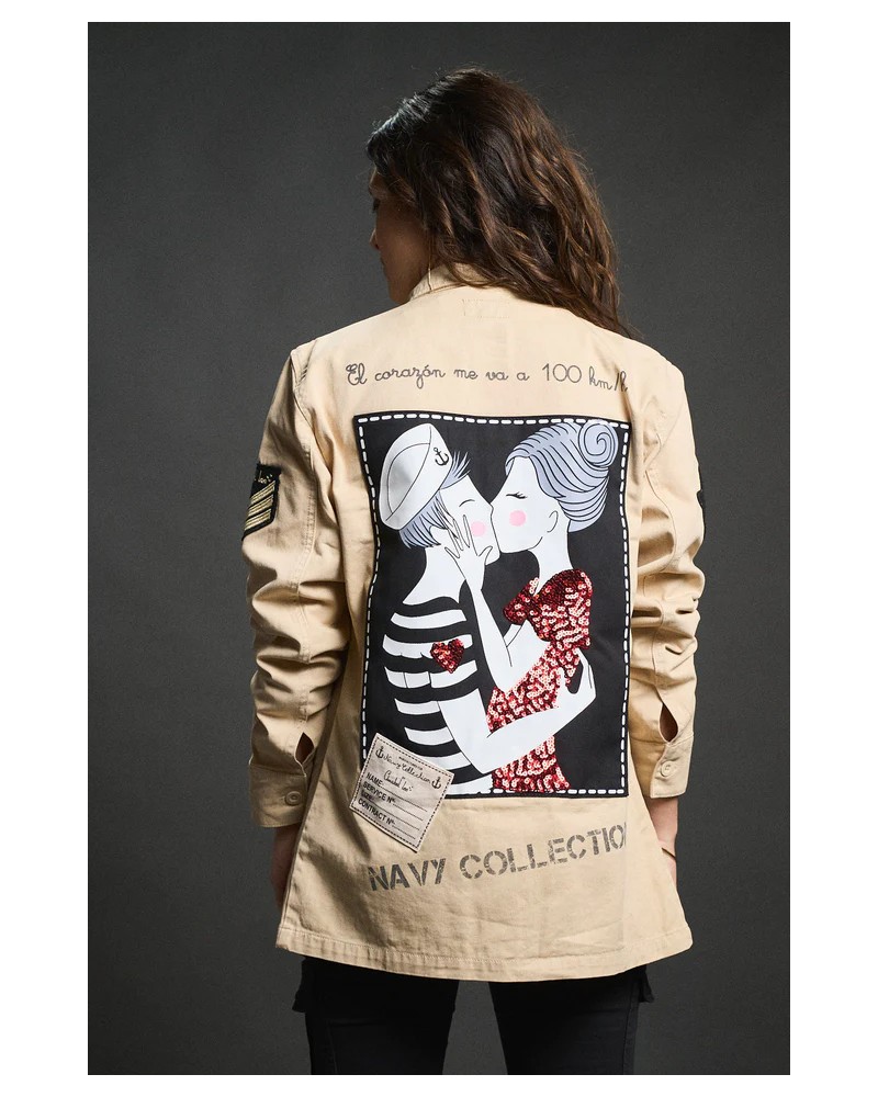 CHAQUETA NAVY LOVERS ANABEL LEE