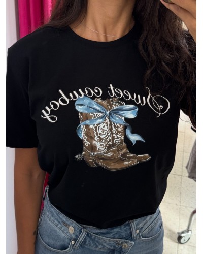 CAMI ESTAMPADA  BOTA COWBOY