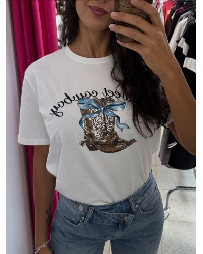 CAMI ESTAMPADA  BOTA COWBOY
