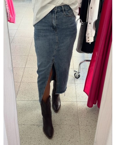 FALDA DENIM LARGA