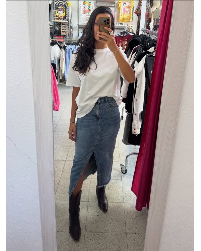 FALDA DENIM LARGA
