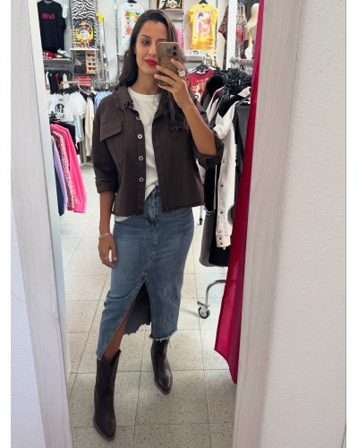 FALDA DENIM LARGA