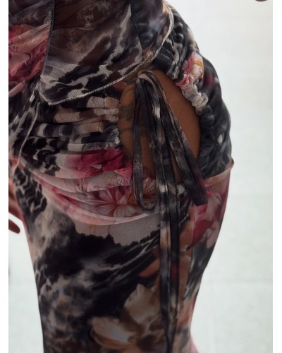 CONJUNTO TUL FLORES