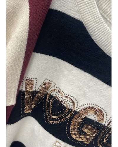 JERSEY VOGUE RAYAS COLORES