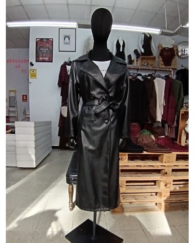 GABARDINA POLIPIEL NEGRO COLORES