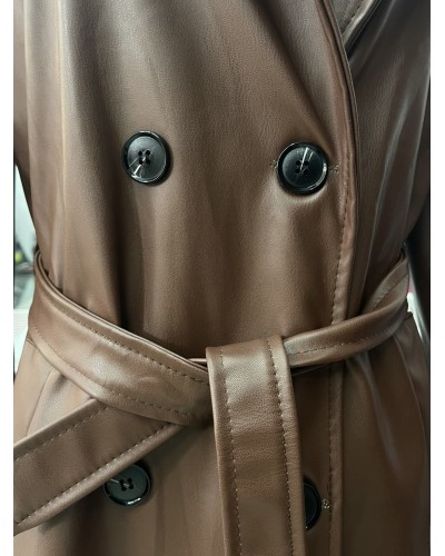 GABARDINA POLIPIEL MARRÓN