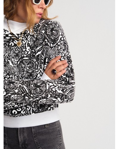 SUDADERA "FELINOS" AIRE RETRO