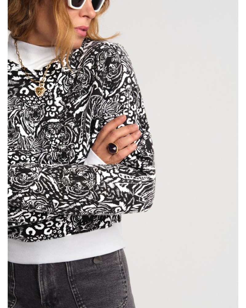 SUDADERA "FELINOS" AIRE RETRO