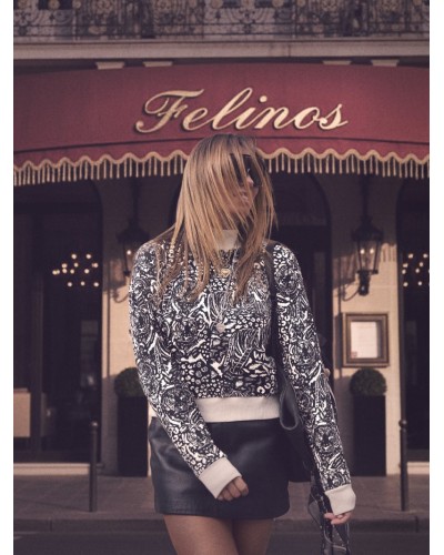 SUDADERA "FELINOS" AIRE RETRO