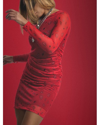 VESTIDO ROJO "SARA" AIRE RETRO