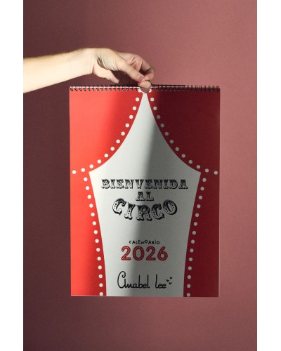 Calendario 2026 Anabel Lee – Ilustrado tamaño A3 con mensajes positivos