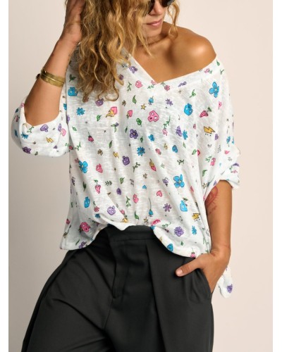JERSEY OVERSIZE "DIBUJITOS" AIRE RETRO