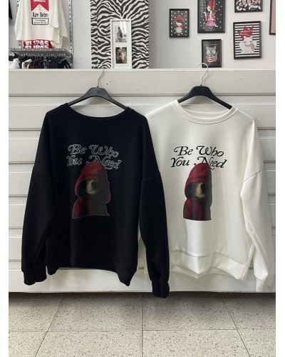 Sudadera “Be Who You Need?” – estilo urbano & actitud _Pensando en ti