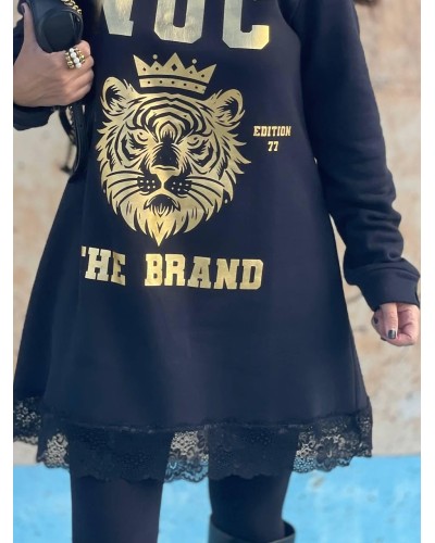 Vestido Gold Soul – NOC The Brand | Edición limitada con tonos negros y dorados