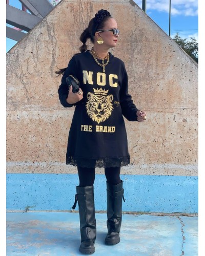 Vestido Gold Soul – NOC The Brand | Edición limitada con tonos negros y dorados