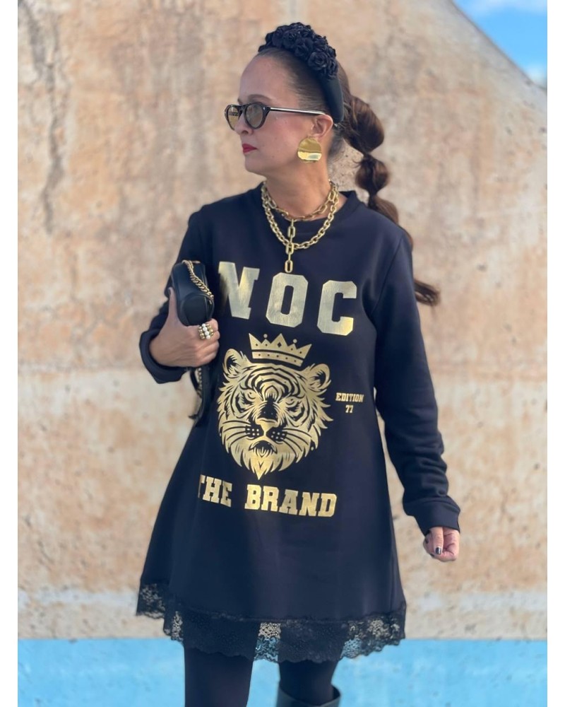 Vestido Gold Soul – NOC The Brand | Edición limitada con tonos negros y dorados