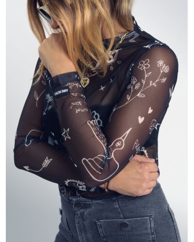CAMISETA TUL "POEMAS" AIRE RETRO