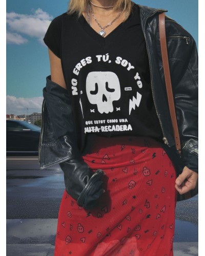 CAMISETA "REGADERA"  NEGRA AIRE RETRO