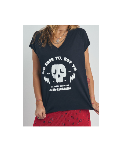 CAMISETA "REGADERA"  NEGRA AIRE RETRO