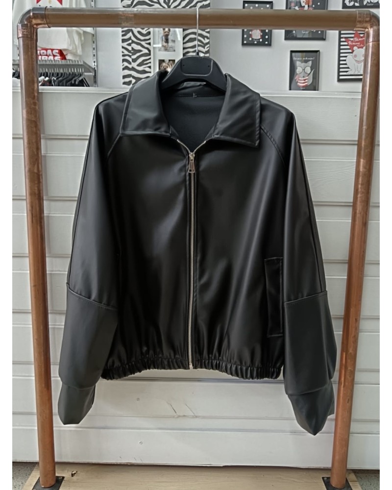 BOMBER POLIPIEL NEGRO