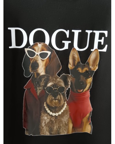 CAMISETA DOGUE ESTAMPADA
