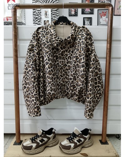Chaqueta Bombacho Animal Print | Estilo urbano con garra