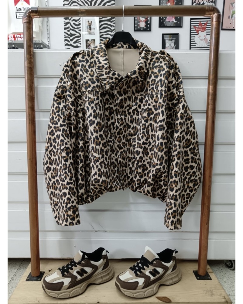 Chaqueta Bombacho Animal Print | Estilo urbano con garra