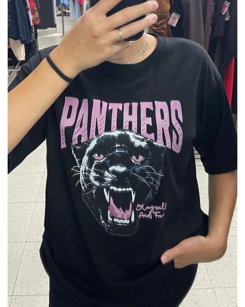 Camiseta Panthers Estampada – Estilo salvaje y urbano | Pensando en Ti Shop