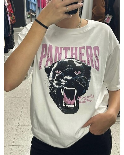 Camiseta Panthers Estampada – Estilo salvaje y urbano | Pensando en Ti Shop