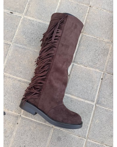 BOTAS PARIS FLECOS MARRON