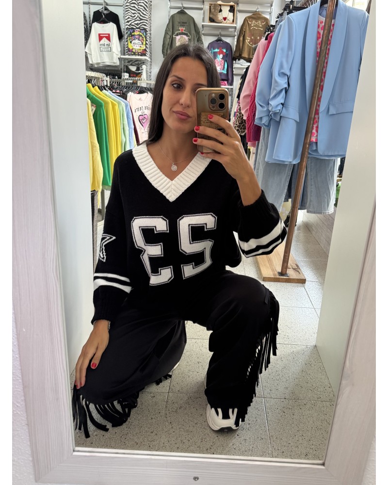 JERSEY "23" BLACK AND WHITE JERSEY "23" BLACK AND WHITE