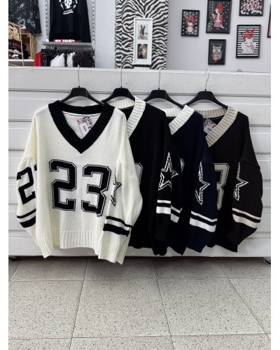 JERSEY "23" BLACK AND WHITE JERSEY "23" BLACK AND WHITE
