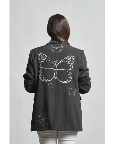 BLAZER NOIR ANABEL LEE