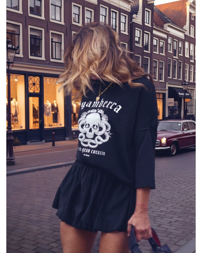 JERSEY "GAMBERRA" NEGRO AIRE RETRO JERSEY "GAMBERRA" NEGRO AIRE RETRO