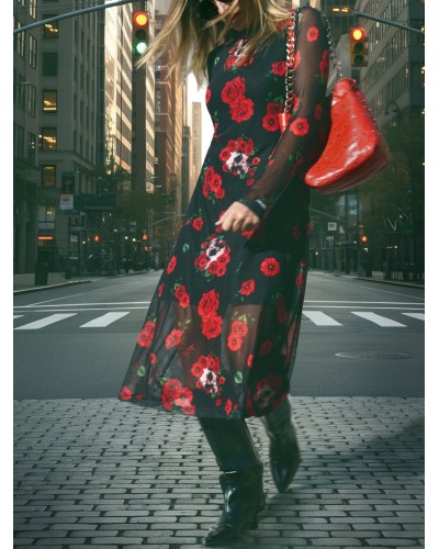 vestido tul aire retro skull vestido tul aire retro skull