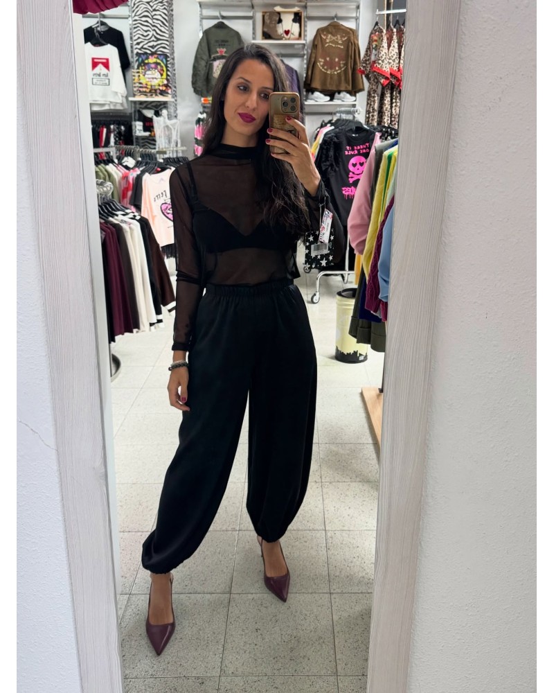 Pantalón bombacho raso- pensando en ti Pantalón bombacho raso- pensando en ti