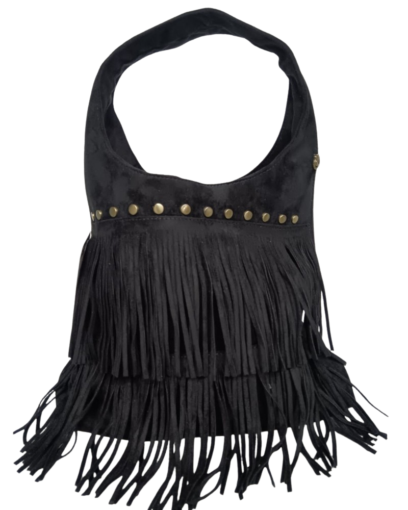 olso Maxi con Flecos y Tachas | Estilo Boho Chic