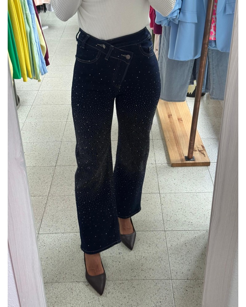 JEANS  BRILLOS  CRUZADO