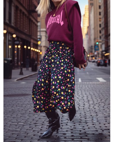 SUDADERA BURDEOS "BRUTAL" AIRE RETRO