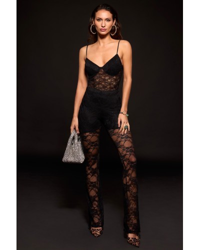 PANTALÓN ENCAJE BLACK FIESTA