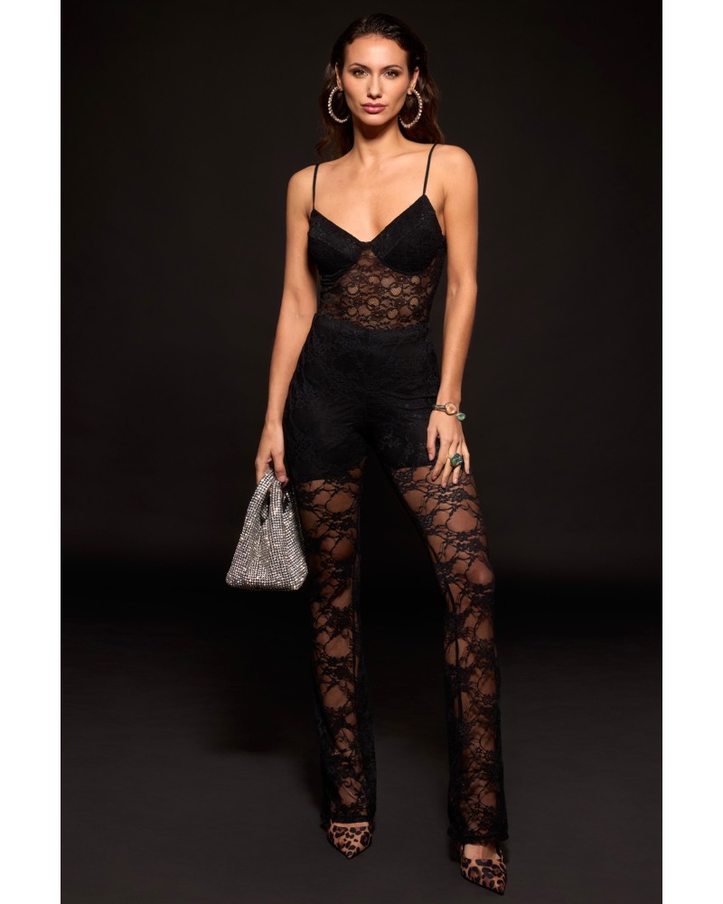 PANTALÓN ENCAJE BLACK FIESTA